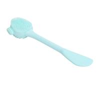 ACOGEDO Handheld Silicone Face Brush Mask DIY Mixing Stick Makeup Cleansing Brush or Facial Cleanse Apply Evenly Silicone Mask The Be (All Green Double-Ended Knife Type)