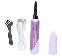 ACOGEDO Heated Eyelash Curler with 4 Temperature Settings for Long Lasting Curls, Rechargeable Mini Lash Curler, Beauty Salon-Ready, Pink Electric Eyelash (Purple)