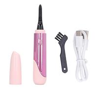 ACOGEDO Heated Eyelash Curler with 4 Temperature Settings for Long Lasting Curls, Rechargeable Mini Lash Curler, Beauty Salon-Ready, Pink Electric Eyelash (Pink)
