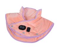 ACOGEDO Heated Neck Shoulder Wrap with Temperature Control for Massage & Warm Relief, Electric Heating Pad for Neck & Shoulder in Orange Pink Velvet (Orange Pink)