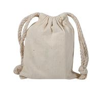 ACOGEDO Household Plain Cotton Drawstring Storage Laundry Sack Stuff Bag for Travel Home Use 10 * 12CM Easy Wash Use Large This 1 2 Capacity Cotton Unbleached Long Stuff (10 * 12cm)