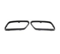 ACOGEDO Hydro Dip Carbon Look Exhaust Tip Cover Trim, Replacement with Clips on Back for C-Class W206 C206 A206 AMG Line 2021-2025 OEM 2068858303 2068858403