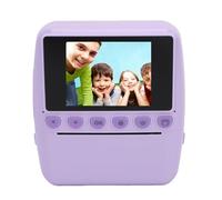 ACOGEDO Instant Print Camera 48MP Digital 1080P Video with 2.4 Inch Screen 2 Thermal Printing Rolls for Kids Birthday Party Travel (Purple)