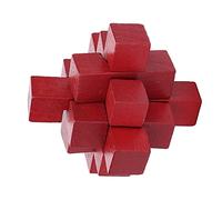 ACOGEDO Intelligent Brain Teaser Wooden Jigsaw Lock Toy - Educational Puzzle for Relaxation & Mental Development - Ideal for Kids & Seniors to Boost Intelligence & Flexibility