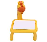 ACOGEDO Interactive Drawing Projector Table for Kids - Educational Projector Painting Board with LED Light - Stimulates Early Learning and Creativity Yellow (Small yellow color box)