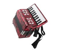 ACOGEDO IRIN 22-Key Beginner Accordion with 8 Bass Buttons, Ergonomic Learning Instrument for Kids Ages 5+ - Includes Strap & Cloth