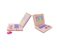 ACOGEDO Kids Learning Laptop with LED Display and Music | Educational Electronic Toddler Learning Computer Toy with Non-Retractable Mouse | Pink Cartoon Design for Early Cognitive (Purple