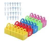 ACOGEDO Learning Locks Alphabet Toys Educational Learning Locks Counting Toys Set for KidsLetter and Complete Learnin Alphabet ToysEducational ToysLocks Counting (Letter unlocking)