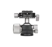 ACOGEDO Low Profile Camera Ball Head, 35mm Oversized Ball with 3 Adjustment Knobs, U Shaped Low Center Design for Tripod Monopod, with 68mm Plate for Heavy Gear Photography