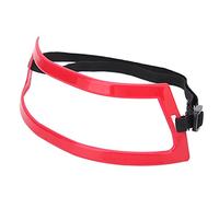 ACOGEDO Men Neckline Shaving Template Neck Hair Trimming Tool Red Hairline Shaping Guide for Clean Styling with Elastic Headband