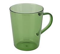ACOGEDO Milk CupCoffee MugGlass Coffee CupHeat Coffee MugTea CupCoffee Cup 380ml High Borosilicate Glass Thermal Milk Cup, Heat and Easy to for H Chens Hotels ShopsBlue (Green)