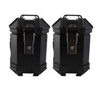 ACOGEDO Motorcycle Case Fit 18L Left Right Hard Saddlebag Box with Support Rack Lock Handle for Helmet Luggage Case is Lightweight Motorcycle CaseMotorcycle Storage BoxMotorcycle Luggage