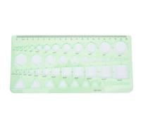 ACOGEDO Multifunctional Architecture Drawing Template Rulers Painting Hollow Ruler Kit for Drawing Made Mat Template RulerArchitecture RulerDrawing Round ((No. 3) 6-piece Set)