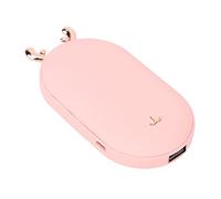 ACOGEDO Multifunctional Electric Hand Warmer Power Bank with Fast Heating - 3 Gear Adjustable, Portable USB Rechargeable Hand Warmer with 5200mAh Battery for Hiking and Camping - Pink (Oil spray pink)