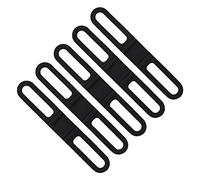 ACOGEDO Multipurpose Bike Straps 5Pcs Set - Silicone Flashlight Mount Holder for Mountain, Road, Folding Bicycle, Electric Vehicles - Flexible & Easy to Use