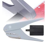 ACOGEDO Mushroom Hole Puncher LoosE Leaf Page Punching Machine Offices School Supplies At a the Punched She Mushroom Punching Toolfor Paper6 Sheets PaperSchool SuppliesOffice (Gray)