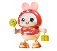 ACOGEDO Musical Dance Bunny Toy Up Training Electronic Dancing Bunny Toy for Newborn Home Outdoor Blue of Touch Enhancing L Dance ToyMusical ToyElectric Dancing (Pink)