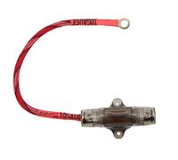 ACOGEDO O-Shape Terminal Cable - 10GA Pure Copper Power Wire with High-Strength Industrial Plastic Housing for Car Boat RV Stereo Systems