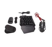 ACOGEDO One Handed Gaming Keyboard Converter Wired 35 Keys Backlit RGB Gaming Set for Mobile PUBg