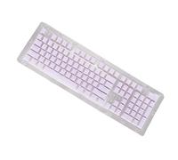 ACOGEDO PBT Keycaps High Low Layout Double Layer 2 Color 108 Keys Mechanical Keyboards for 61 87 104 108 Key Keyboard White Adapts and the of a Layout High Low Adopts (#11)