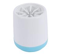 ACOGEDO Portable Dog Cleaner Cup with 360° Rotating Brush - Soft Silicone Pet Foot Washer for Dirt Removal, Ideal for Pets with Paws Less Than 18cm, in Blue (#1)