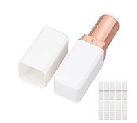 ACOGEDO Portable Empty Lipstick Tube 10pcs Set - DIY Lip Balm Tube for Custom Lipstick Creations | Refillable Bottle Containers with Tight Lid for Travel - Compact and