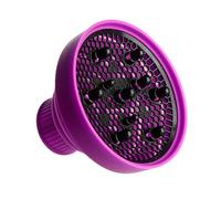 ACOGEDO Portable Foldable Hair Dryer Diffuser Silicone Attachment for Quick Drying Curls and Straight Hair - Lightweight Travel Accessory (Purple)