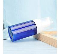 ACOGEDO Portable Refillable Mousse Foaming Bottle with Pump Head and Brush for Travel, Container (100ML pump head blue transparent foam bottle)