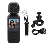 ACOGEDO Portable Video Recorder Handheld Sports Camera Action with 4K 12MP Dual Lens 180 Rotation WiFi APP Control 2000mAh Battery for Outdoor Vlogging Cycling Surfing