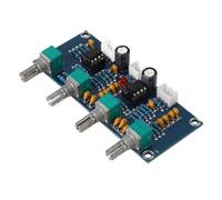 ACOGEDO Preamp Board Dual Channel NE5532 Chip Volume Control High Mid Bass Adjustment for Speaker Systems DC 12V-24V