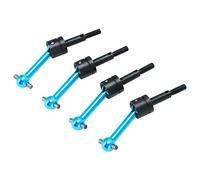 ACOGEDO Premium Metal Universal Drive Shaft CVD 70mm for TT02 RC Cars - Aluminum Alloy Construction for Enhanced Performance and Reliability - Set of 4, Vibrant Blue (Blue)