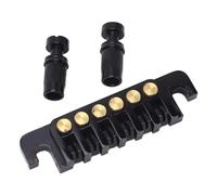ACOGEDO Premium Reversible Guitar Bridge Tailpiece for EPI Electric Guitars -, Easy to Install, and Stable Performance (Black)
