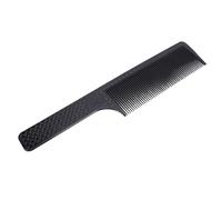ACOGEDO Professional Haircutting Comb Hair Styling Comb Barber with Ergonomic Grip Rounded Teeth for Smooth Gliding All Hair Types (Black)