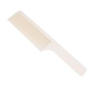 ACOGEDO Professional Haircutting Comb Hair Styling Comb Barber with Ergonomic Grip Rounded Teeth for Smooth Gliding All Hair Types (White)