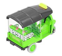 ACOGEDO Pull Back Thai Tricycle Toy with Simulation Alloy Design, Blue Tuk Tuk Car Model for Children, Interactive Pull Back Car Toy for Kids (Green)