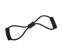 ACOGEDO Resistance Stretch Rubber Band Training Rope Tube Workout Fitness Exercise for Yoga Gym Start Strength It Based It Both Training on and for Get Yoga StrapYoga Stretch (Black)