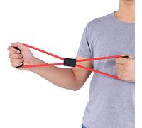 ACOGEDO Resistance Stretch Rubber Band Training Rope Tube Workout Fitness Exercise for Yoga Gym Start Strength It Based It Both Training on and for Get Yoga StrapYoga Stretch (Red)