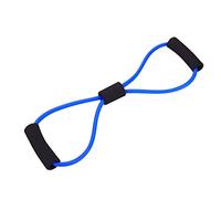 ACOGEDO Resistance Stretch Rubber Band Training Rope Tube Workout Fitness Exercise for Yoga Gym Start Strength It Based It Both Training on and for Get Yoga StrapYoga Stretch (Blue)