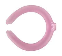 ACOGEDO Reusable Neck Cooler Wearable Cooling Neck Wrap Reusable Cooling Tube with Durable PVC Material for Hot Summer Outdoors Indoors Office (Pink)
