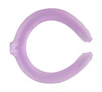 ACOGEDO Reusable Neck Cooler Wearable Cooling Neck Wrap Reusable Cooling Tube with Durable PVC Material for Hot Summer Outdoors Indoors Office (Purple)