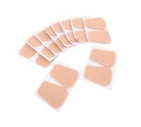 ACOGEDO Self-Adhesive Felt Shoes Tongue Pads - Comfort Cushion Inserts for Boots, Hiking & Sports Shoes - Anti-Friction, Skin Color, 20 Patches (M)