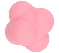 ACOGEDO Silicone Bounce Reaction Ball for Hand-Eye Coordination and Speed Training | Portable Six-Hemisphere Design | Strawberry Red (Strawberry Color)