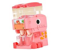 ACOGEDO Small WATER Dispenser Toy Simulation Dinosaur Shape Safe Cute Drinking Fountain Toy for Kids Green the of to Thirst to Function DRINKABLE WATER a Dispenser Function Dinosaur (Pink)
