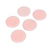 ACOGEDO Soft Makeup Puff Set of 5 - Soft Texture and Good Powder Grasping, Three Colors Available | Washable Face Powder Puff for Cosmetics (Roseate)