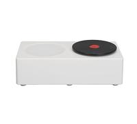ACOGEDO Speaker Vintage Record Player Design with Premium Sound Quality Night Light for Home and Office Use (White)