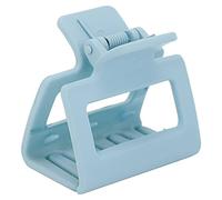 ACOGEDO Square Hair Claw Clips for Strong Hold - Light Blue Plastic Hair Jaw Clips for Girls & Women Styling - Rectangle Thick (Frosted-light blue)