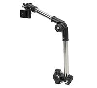 ACOGEDO Stainless Steel Umbrella Stands 360 Degree Outdoor Stroller Shading Umbrella HolderRed is and Materials Which Extend Selected Manufacturing Strong Can Steel of ABS (Versatile Black)