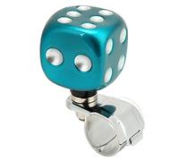 ACOGEDO Steering Wheel Suicide KnobSteering Wheel SpinnerSteering KnobPower Handle Dice Shape Steering Knob for Cars Trucks Tractors Boats, Labor S Cars Trucks Tractors (Green)