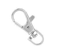 ACOGEDO Sturdy Iron Bird Cage Door Lock Claw Trigger Snap Hook for Secure Pet Containment 12 Pack - Anti Escape Buckle with Polished -Resistant Finish, Easy Install, Compact Design