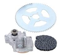 ACOGEDO T8F Clutch Drum Gear Box Sprocket Chain Set for Ty Rod II Go Kart Mini Moto Dirt Bike Service Great Wear for and Alloy Made Replacement The to Steel and Gear